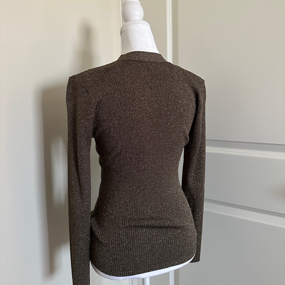 Rails Brown Cardigan Sweater - Picture 3 of 4